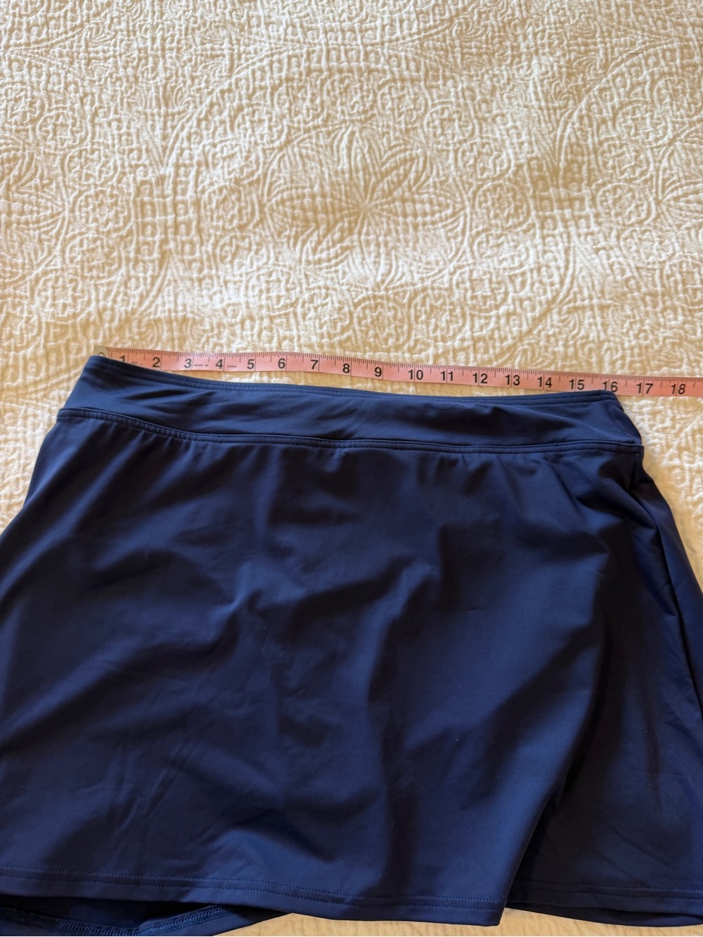 Lands End Swim Skirt Swim Bottoms NWT Navy Blue 12 - Picture 4 of 7